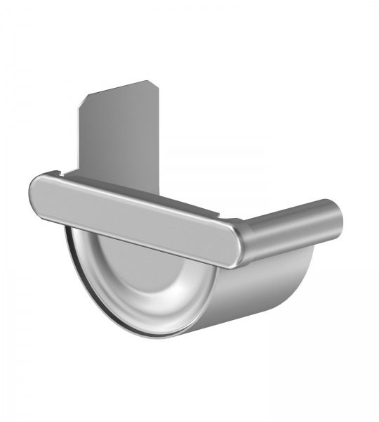 Endkappe links für Dachrinne Aluminium NW 100